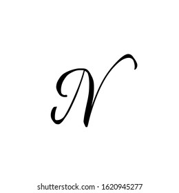 5,399 Letter n script Images, Stock Photos & Vectors | Shutterstock