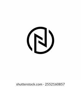 N letter connection logo design logo logos