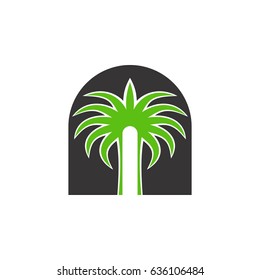 n letter with dates tree logo