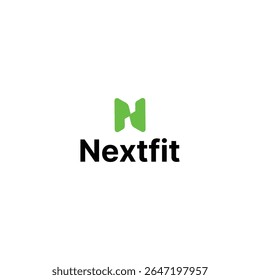 N letter fitness logo design