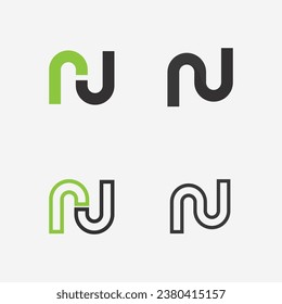 N Letter and font  Logo Template vector icon illustration design