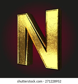 n letter of gold