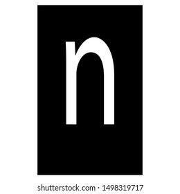 N letter icon  design vector templte