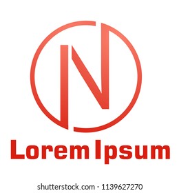n letter logo.