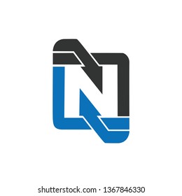 N letter logo