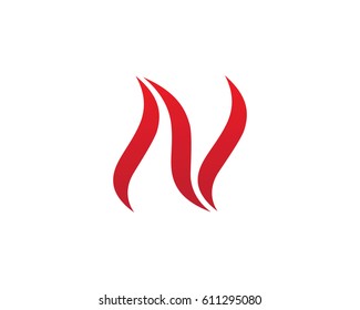N letter logo