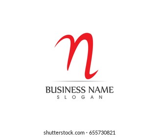 n Letter Logo