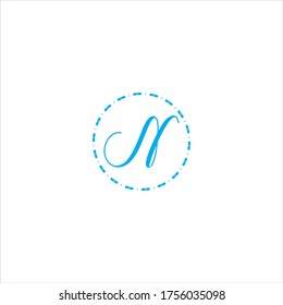 N letter logo abstract design