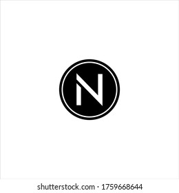 N letter logo abstract design
