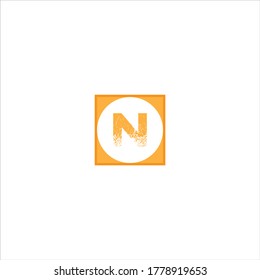 N letter logo abstract design