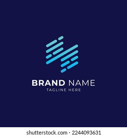 N Letter Logo With Analytics Illustration, Analytics N Icon.