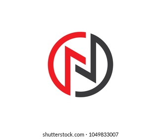 N Letter Logo Business Template Vector icon