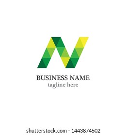 N Letter logo business template vector icon