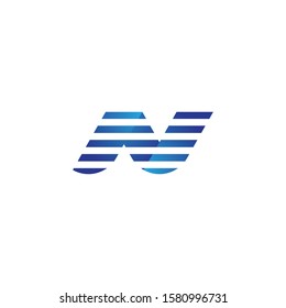 N Letter logo business template vector icon