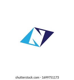 N Letter logo business template vector icon