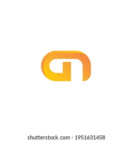 a n Letter Logo Business Template Vector icon illustration design 