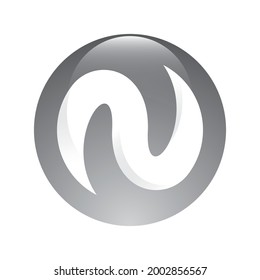 N Letter logo business template vector icon
