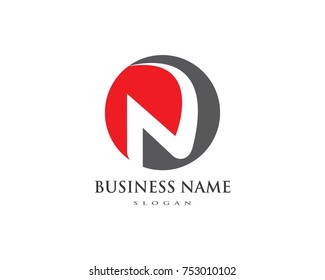 N Letter Logo Business Template Vector icon
