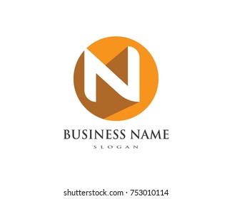 N Letter Logo Business Template Vector icon