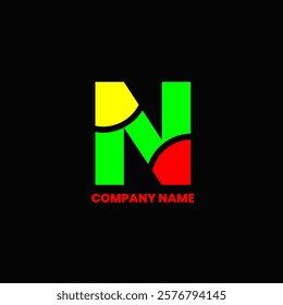 N letter logo for company