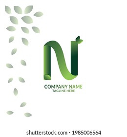 N Letter Logo concept. Creative Minimal emblem design template. Universal elegant icon. Graphic Alphabet Symbol for Corporate Business Identity. Vector element.