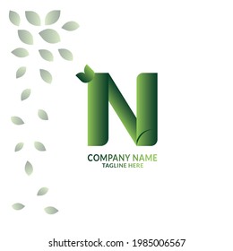 N Letter Logo concept. Creative Minimal emblem design template. Universal elegant icon. Graphic Alphabet Symbol for Corporate Business Identity. Vector element.
