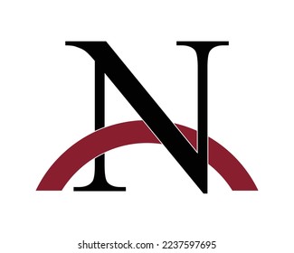 N letter logo creative design
vector template