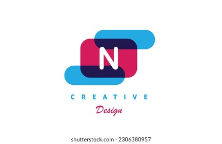 N letter logo design 03