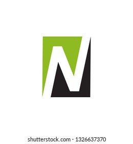 N letter logo design