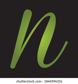 N Letter Logo Design Creative Icon Modern Letters Vector Logo