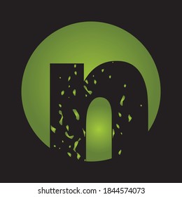 N Letter Logo Design Creative Icon Modern Letters Vector Logo