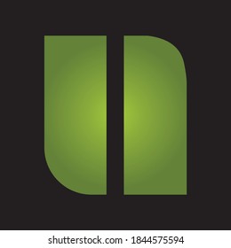 N Logo Diseño Icono creativo Logo vector de letras modernas