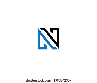 N Letter Logo Design Creative Modern Vector