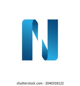 N Letter Logo Design N Font