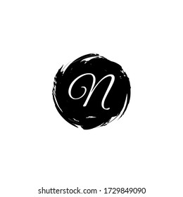 N letter logo design premium