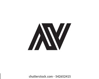 N Letter Logo design template. Creative Line Alphabet emblem concept. Graphic Alphabet Symbol for Corporate Business Identity Vector graphic element