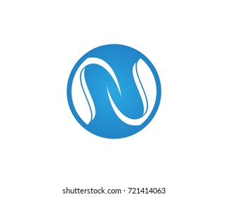 N Letter Logo Design Template