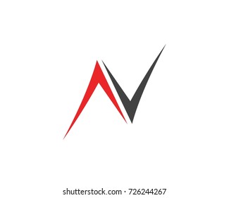 N Letter Logo Design Template