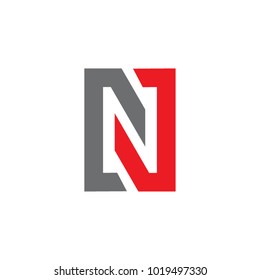 N letter logo design vector icon