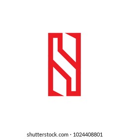 N letter logo design vector icon