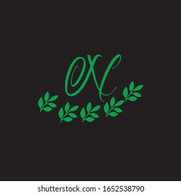 N-Buchstaben-Logo-Design mit Vektorillustration