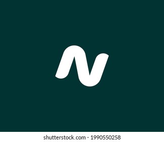 N letter logo design vector template