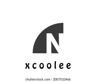 N letter logo design vector template