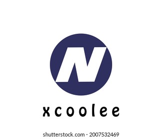N letter logo design vector template