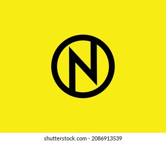 N letter logo design vector template