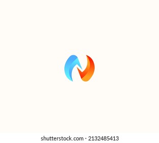 N Letter Logo  Design vector Template