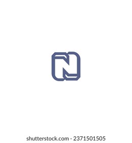 n letter logo design, n letter logo design vector