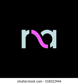 N & A Letter logo design vector element