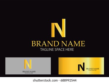 N Letter Logo Design Vector