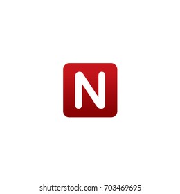 N Letter Logo Design Vector